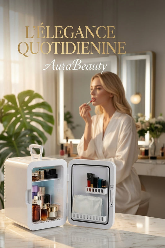 Mini réfrigérateur à maquillage