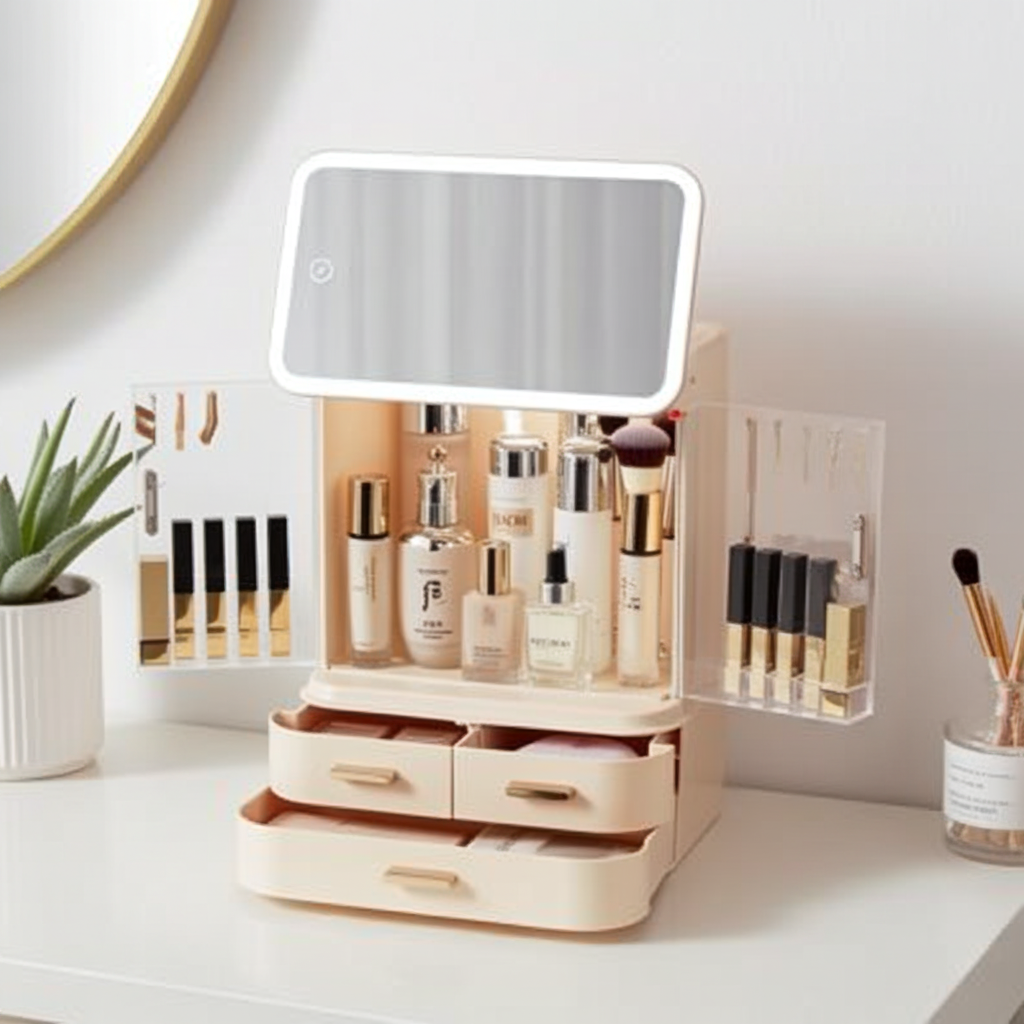 Boîte de rangement à écran LED